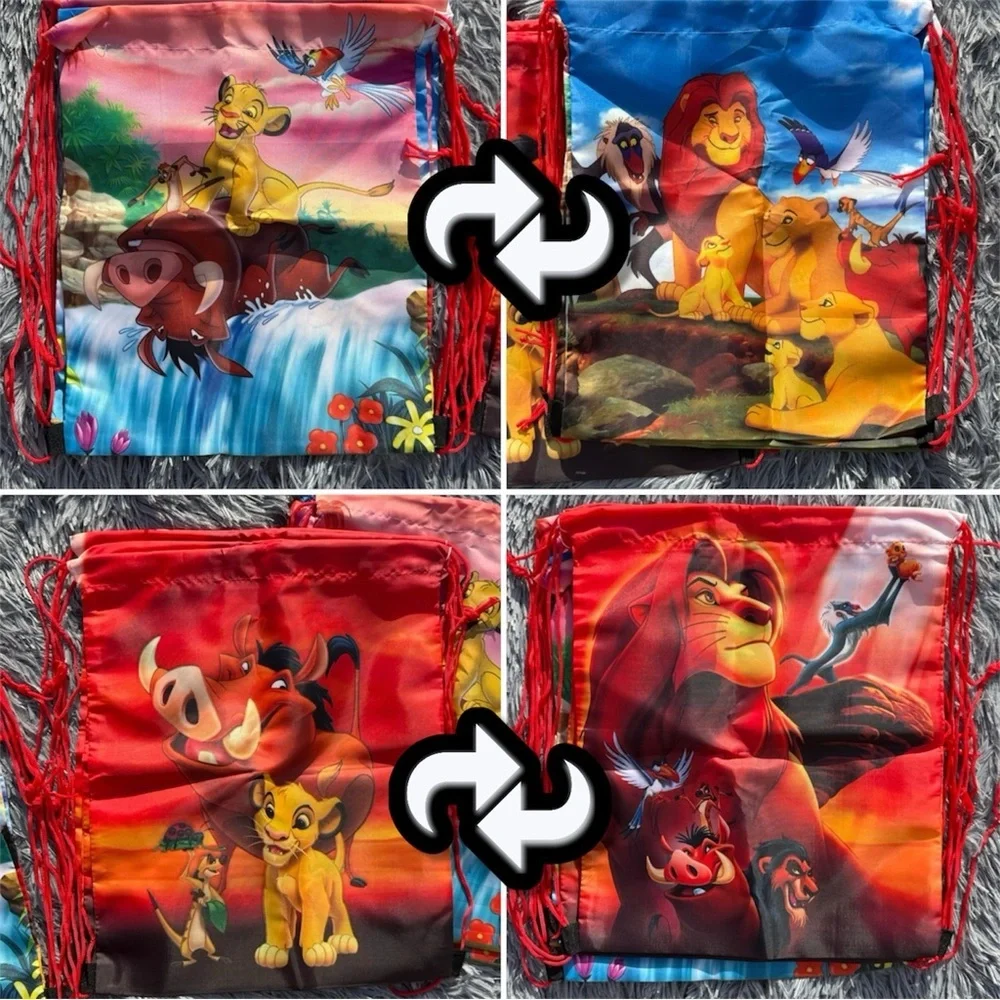 Disney Lion King 12pk Drawstring Party Favor Bags